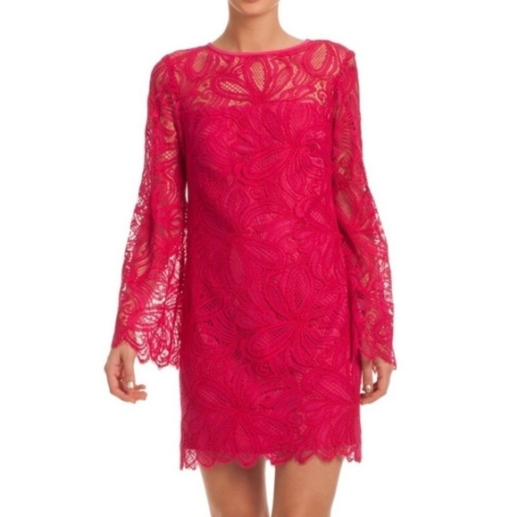 Trina Turk Dresses & Skirts - Trina Turk Lace Long Sleeve Dress